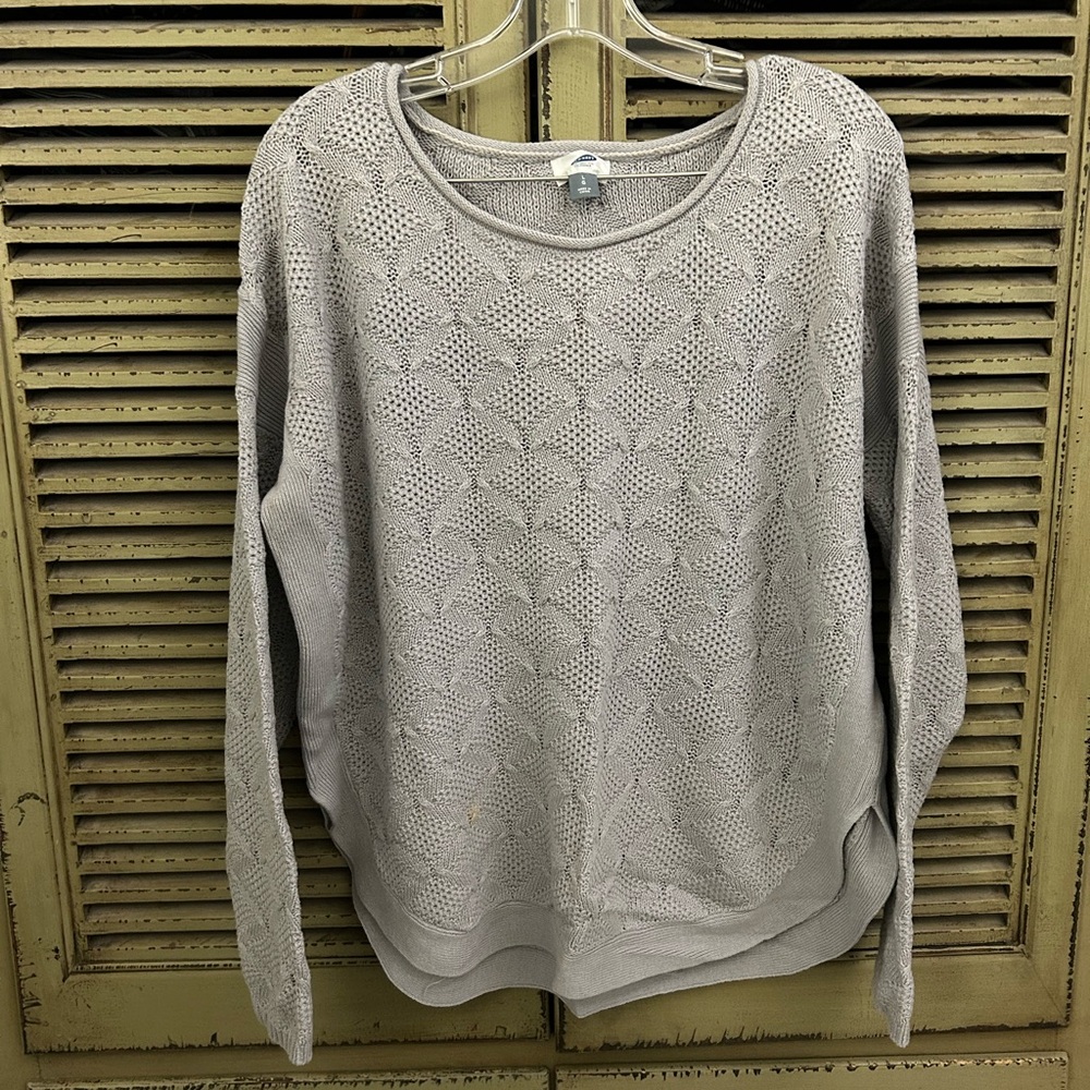 Old Navy Sweater Light Gray L